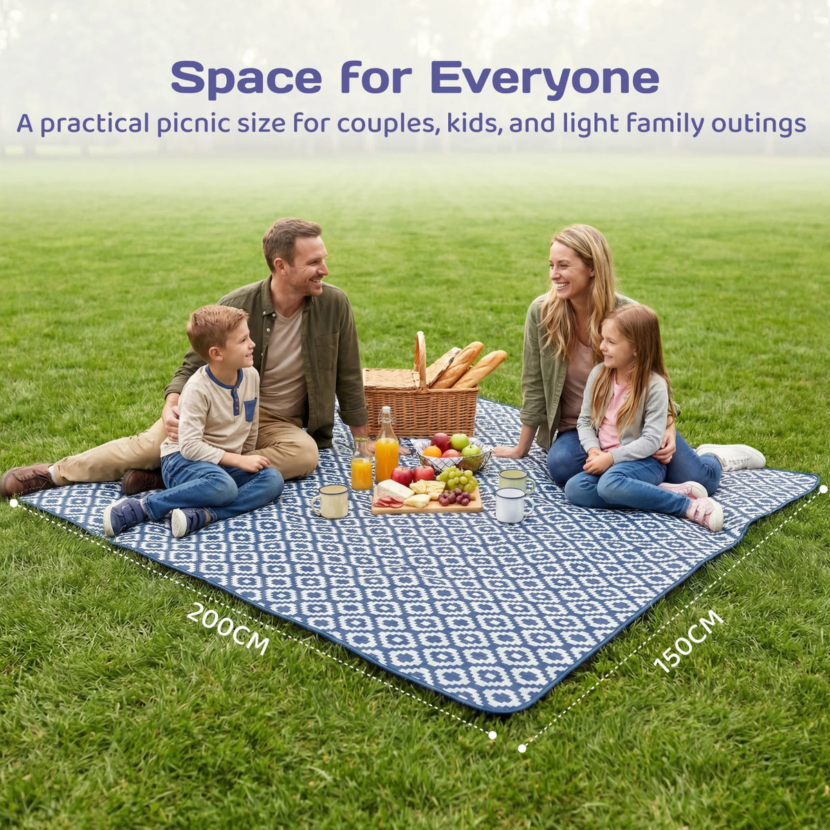 Foldable Waterproof Picnic Blanket