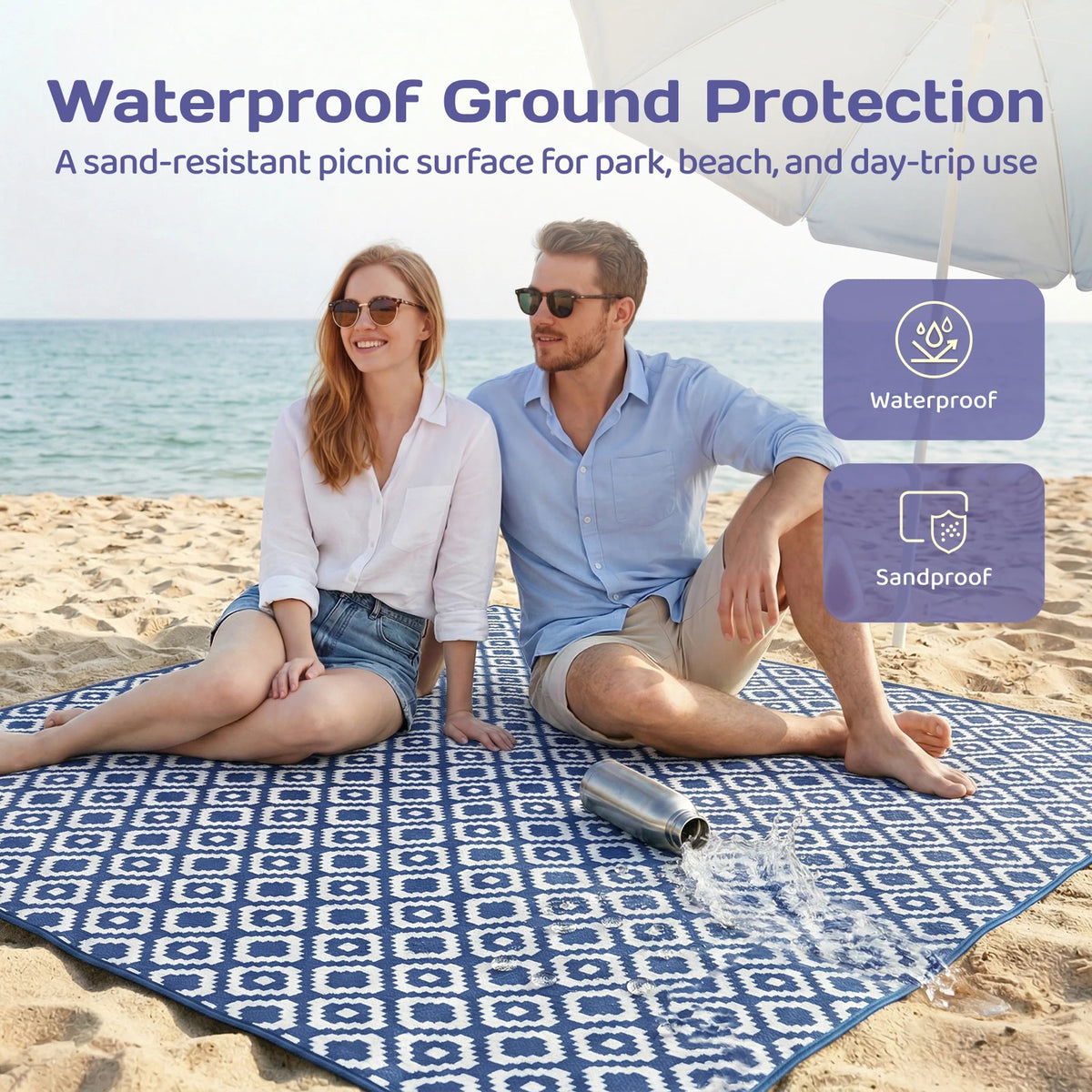 Foldable Waterproof Picnic Blanket