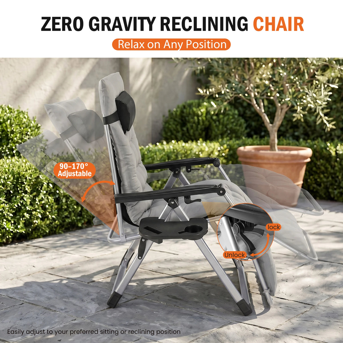 Zero Gravity Camping Recliner Chair