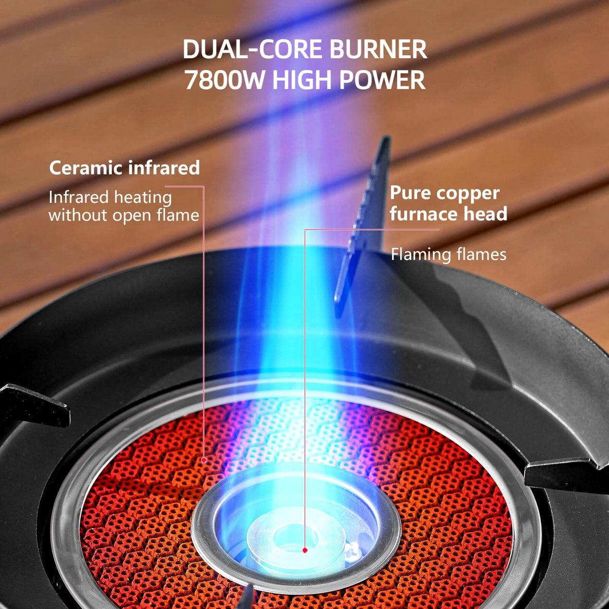 7800W Portable Camping Gas Stove