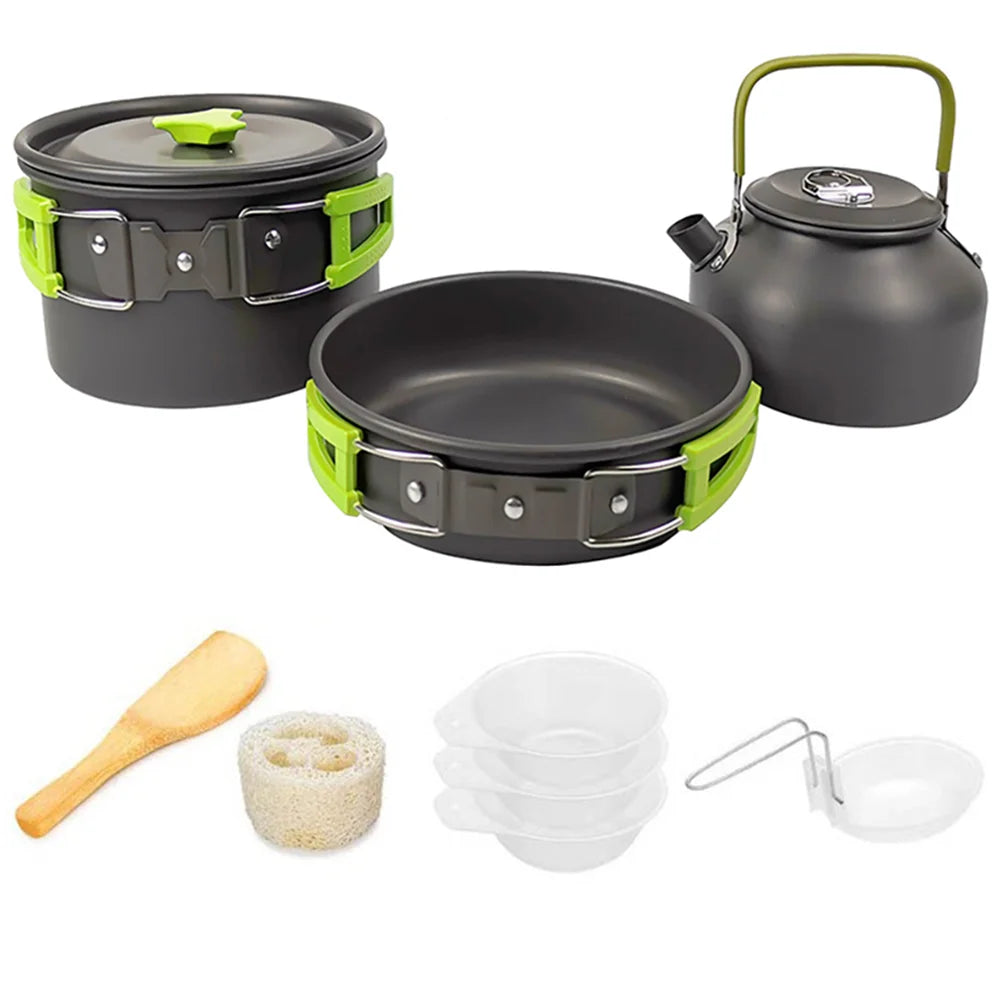 Aluminum Camping Cooking Set