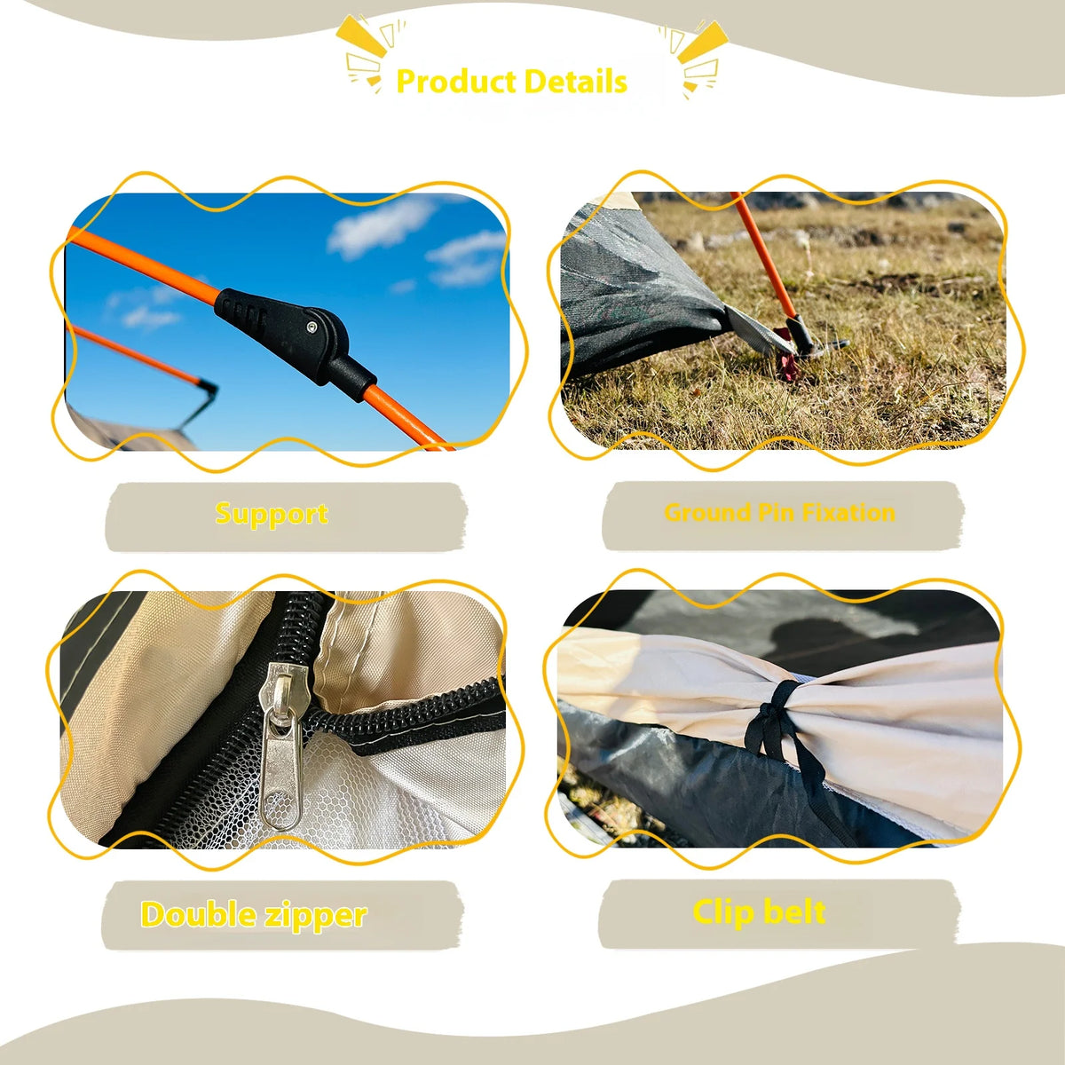 2–4 Person Automatic Pop-Up Tent