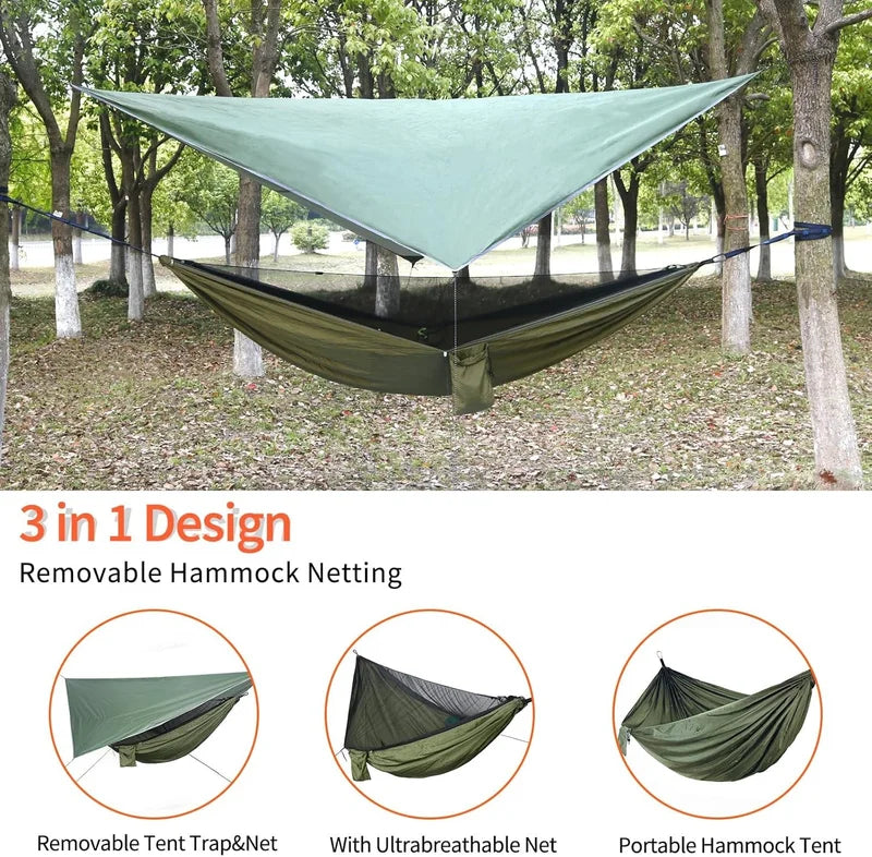 2-in-1 Camping Hammock Tent