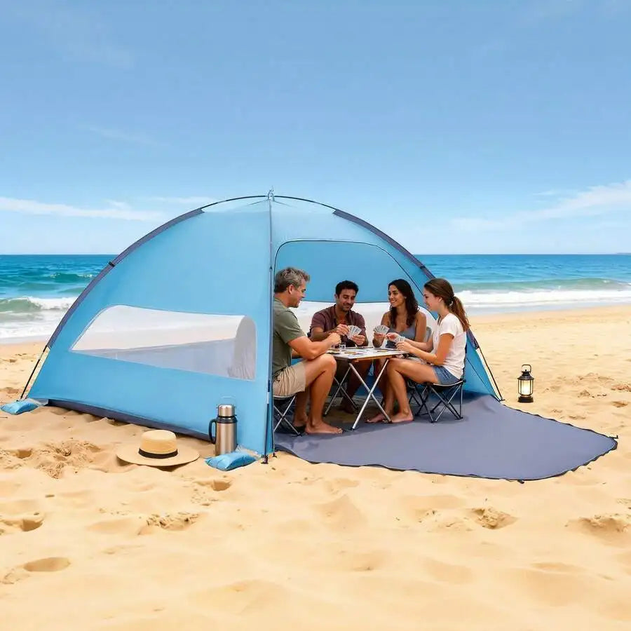 6-Person UPF 50+ Beach Tent