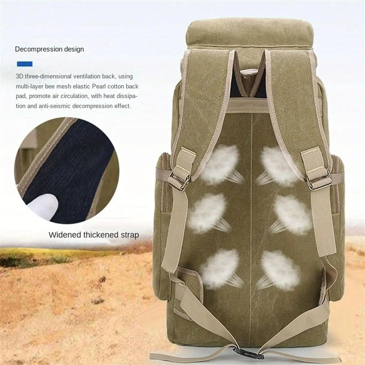 90L Large Hiking Backpack