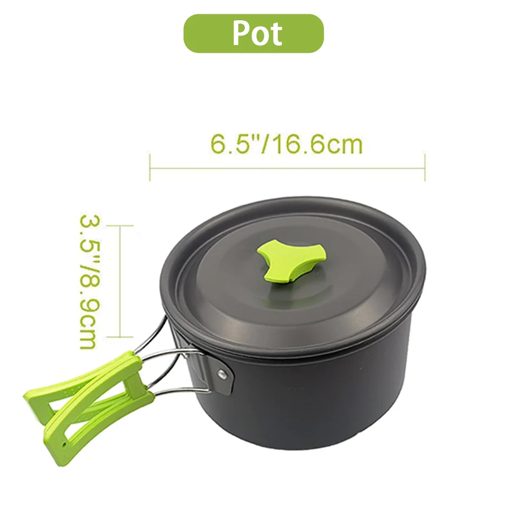 Aluminum Camping Cooking Set