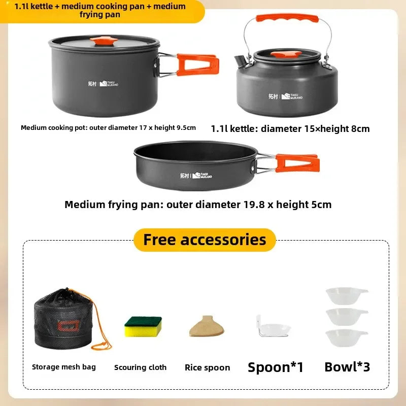 Ultralight Camping Cookware Set