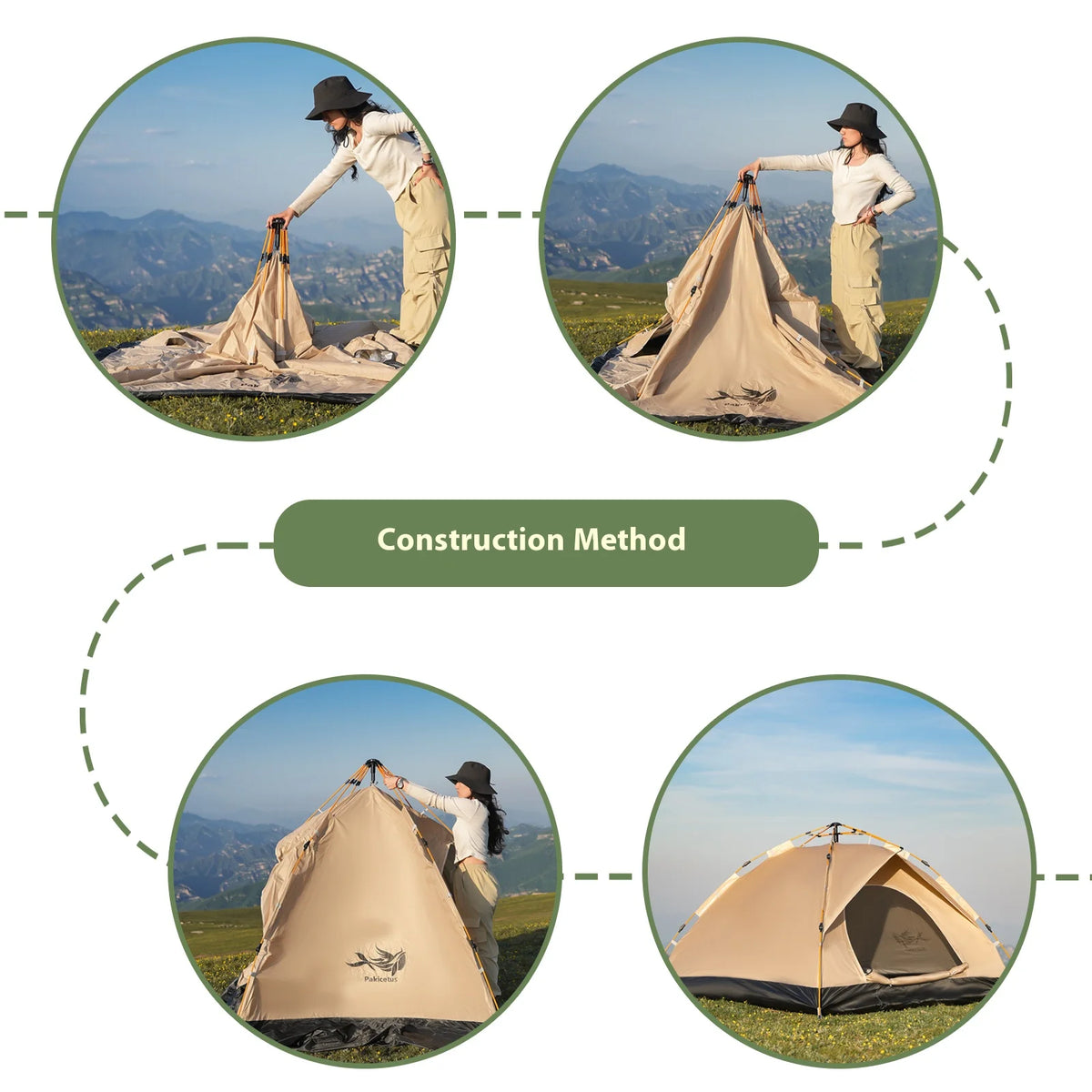 2–4 Person Automatic Pop-Up Tent