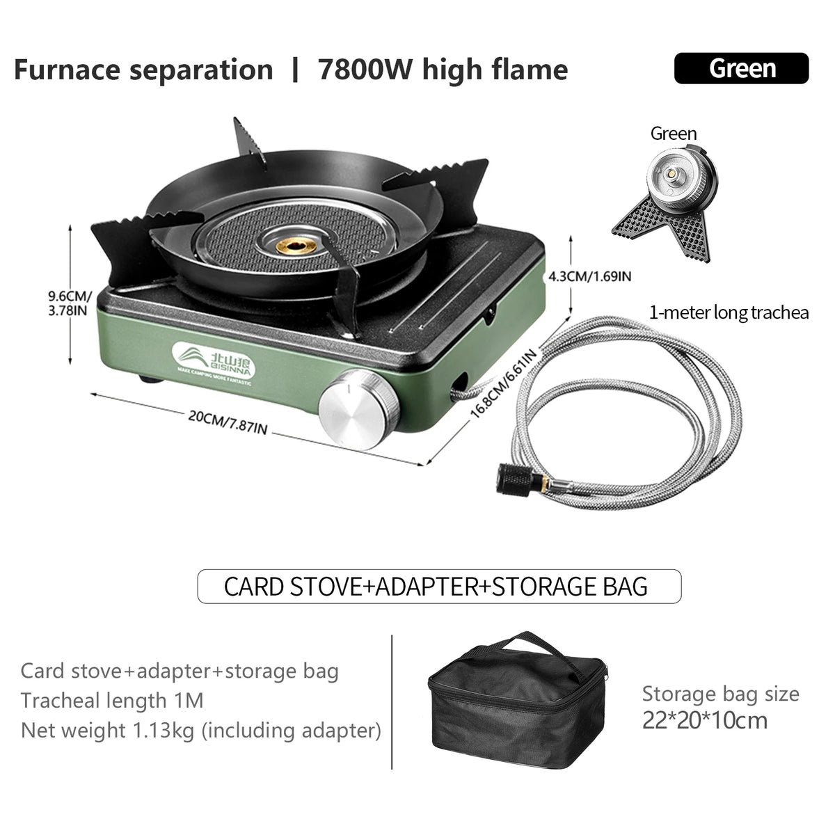 7800W Portable Camping Gas Stove