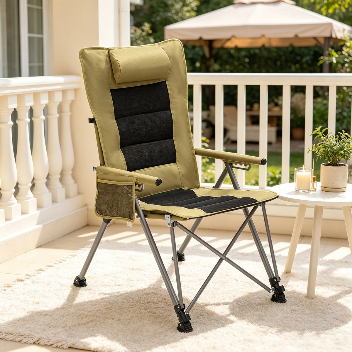 5-Position Reclining Camping Chair
