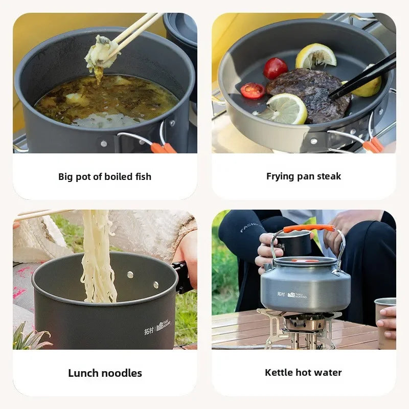 Ultralight Camping Cookware Set
