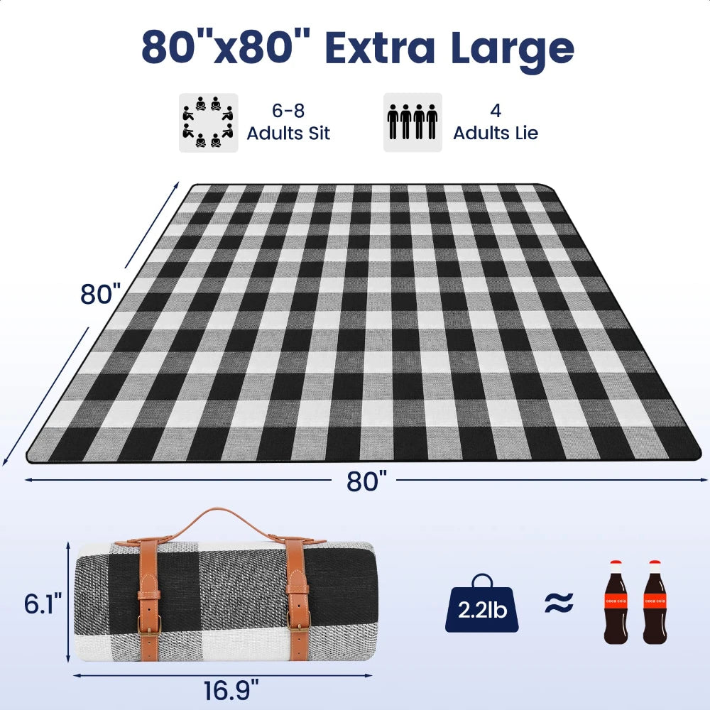 Extra-Large Waterproof Picnic Blanket