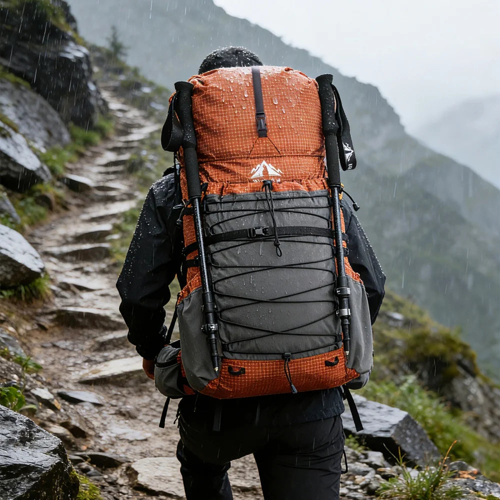 50–70L Internal Frame Hiking Backpack