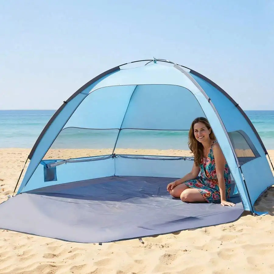 6-Person UPF 50+ Beach Tent
