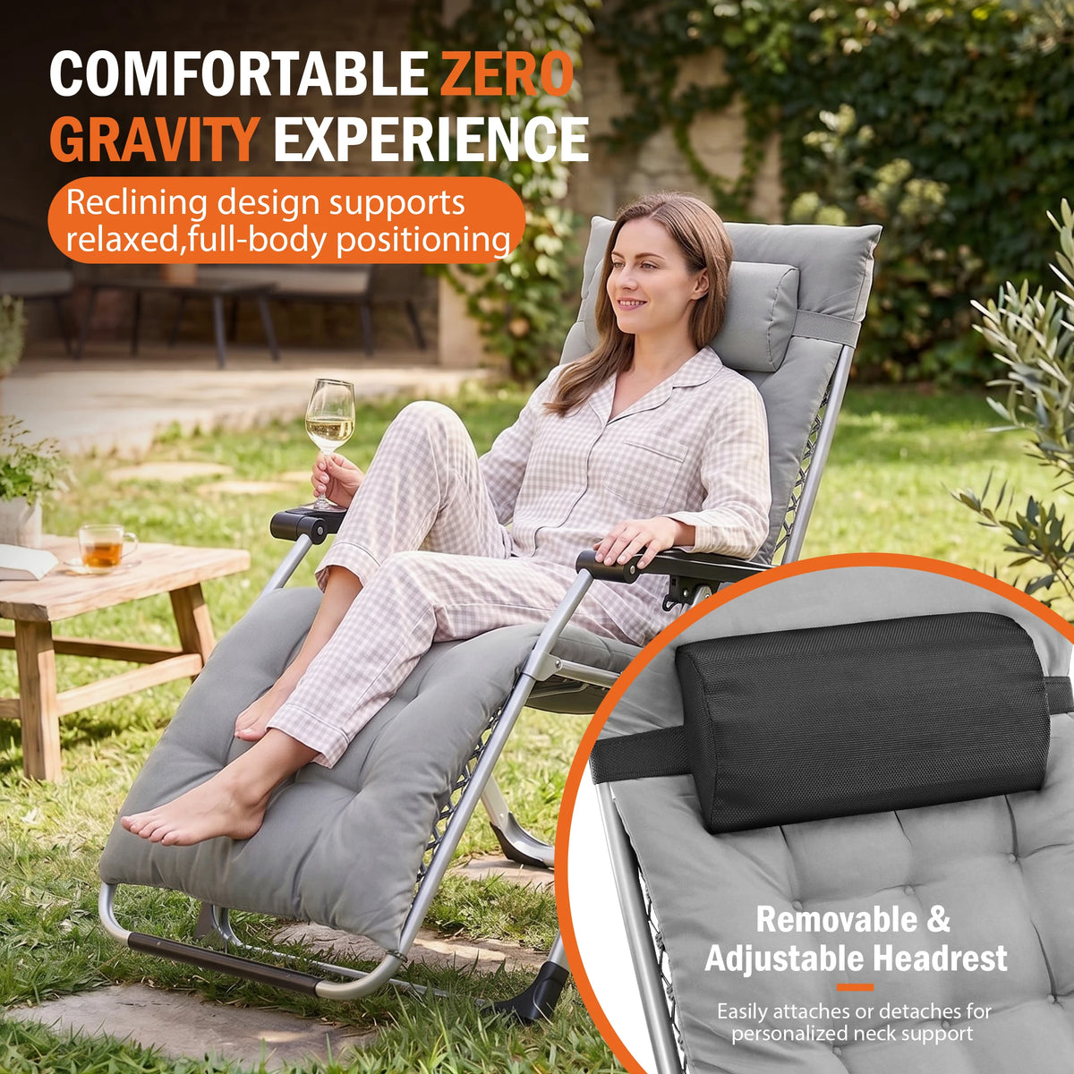 Zero Gravity Camping Recliner Chair