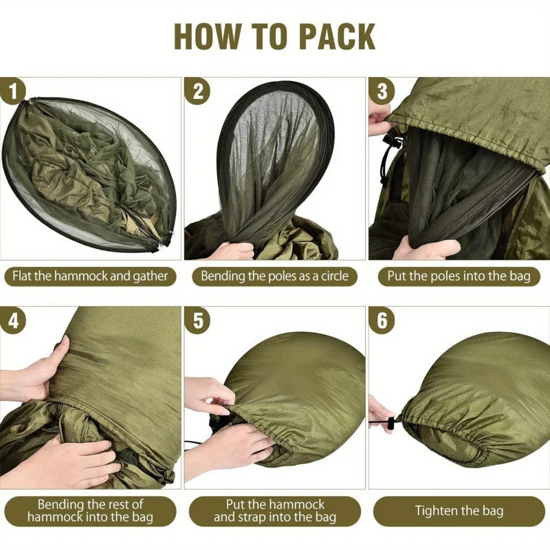 Ultralight Hammock with Mosquito Net