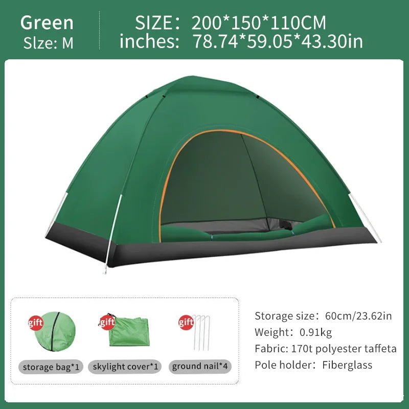 2–3 Person Pop-Up Camping Tent