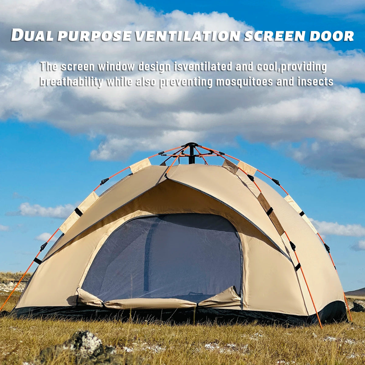 2–4 Person Automatic Pop-Up Tent