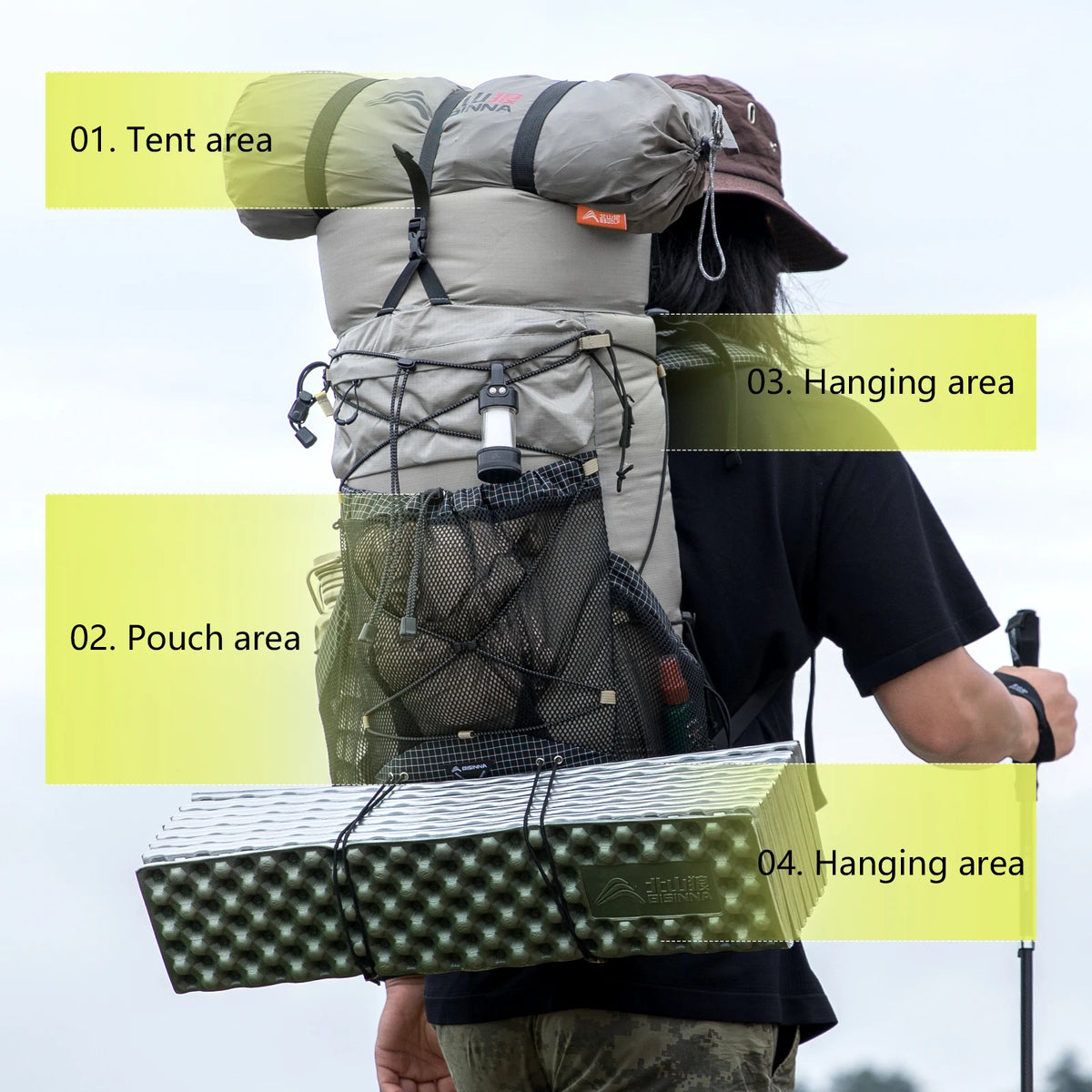 35L Ultralight Hiking Backpack
