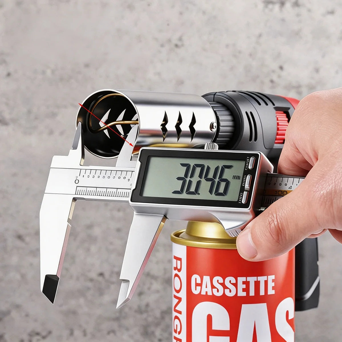 Long-Handle Outdoor Butane Torch
