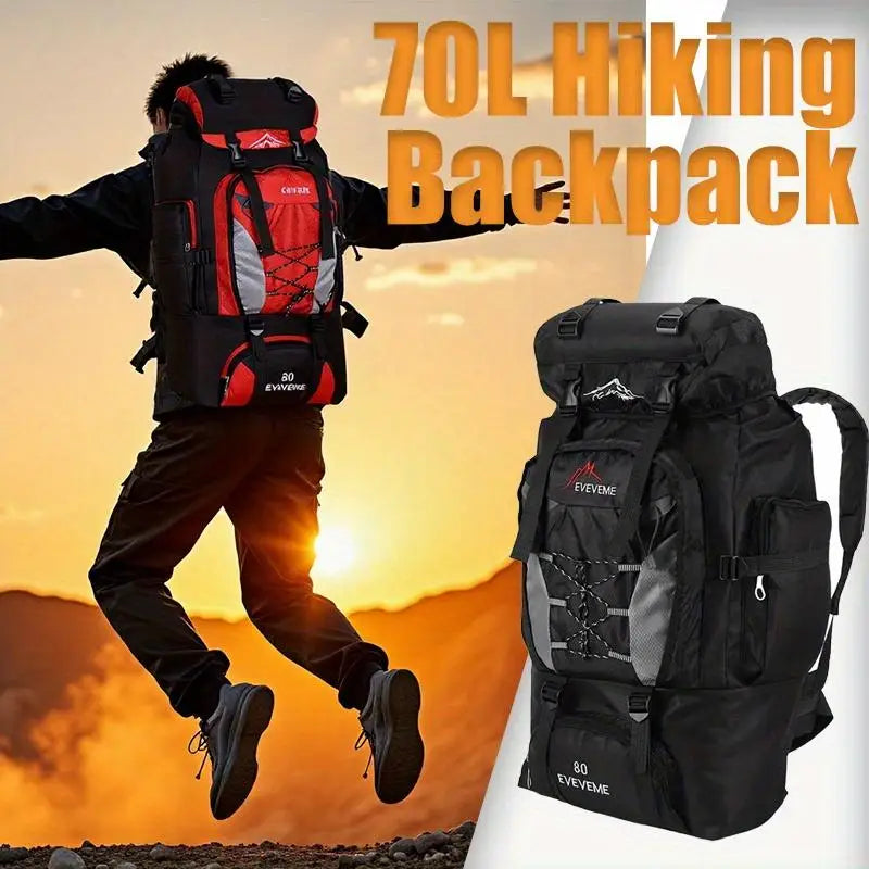 70L Lightweight Outdoor Backpack