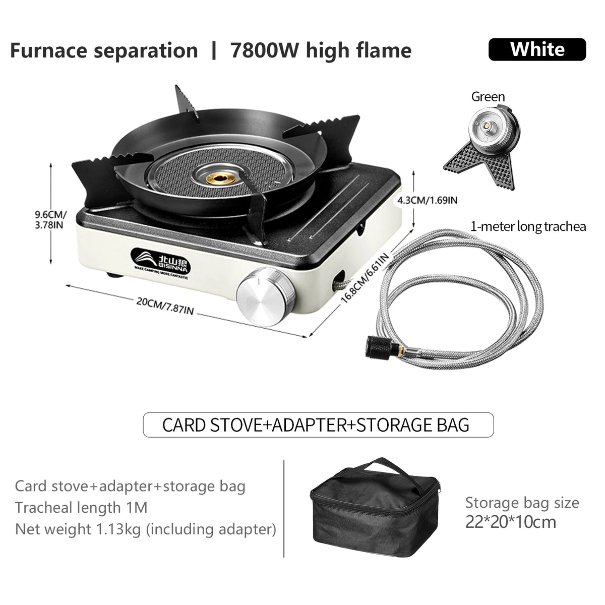 7800W Portable Camping Gas Stove