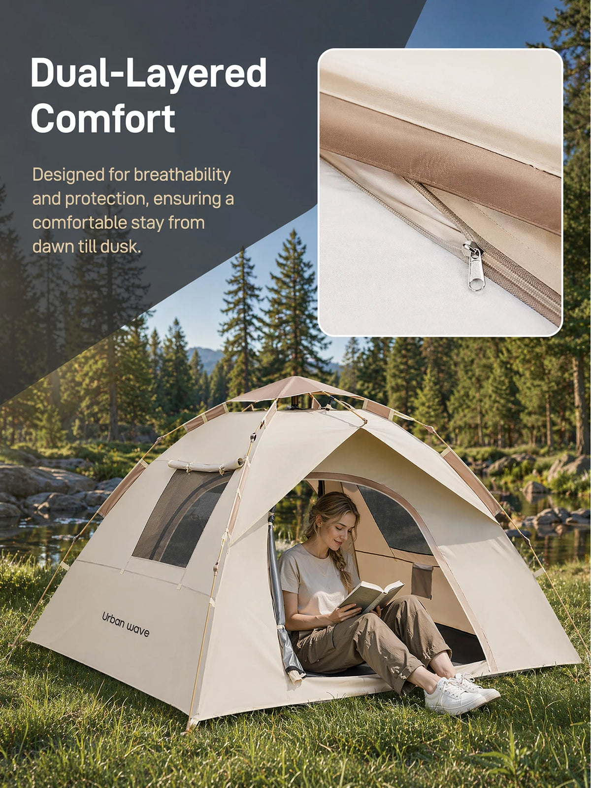 Automatic Waterproof Camping Tent