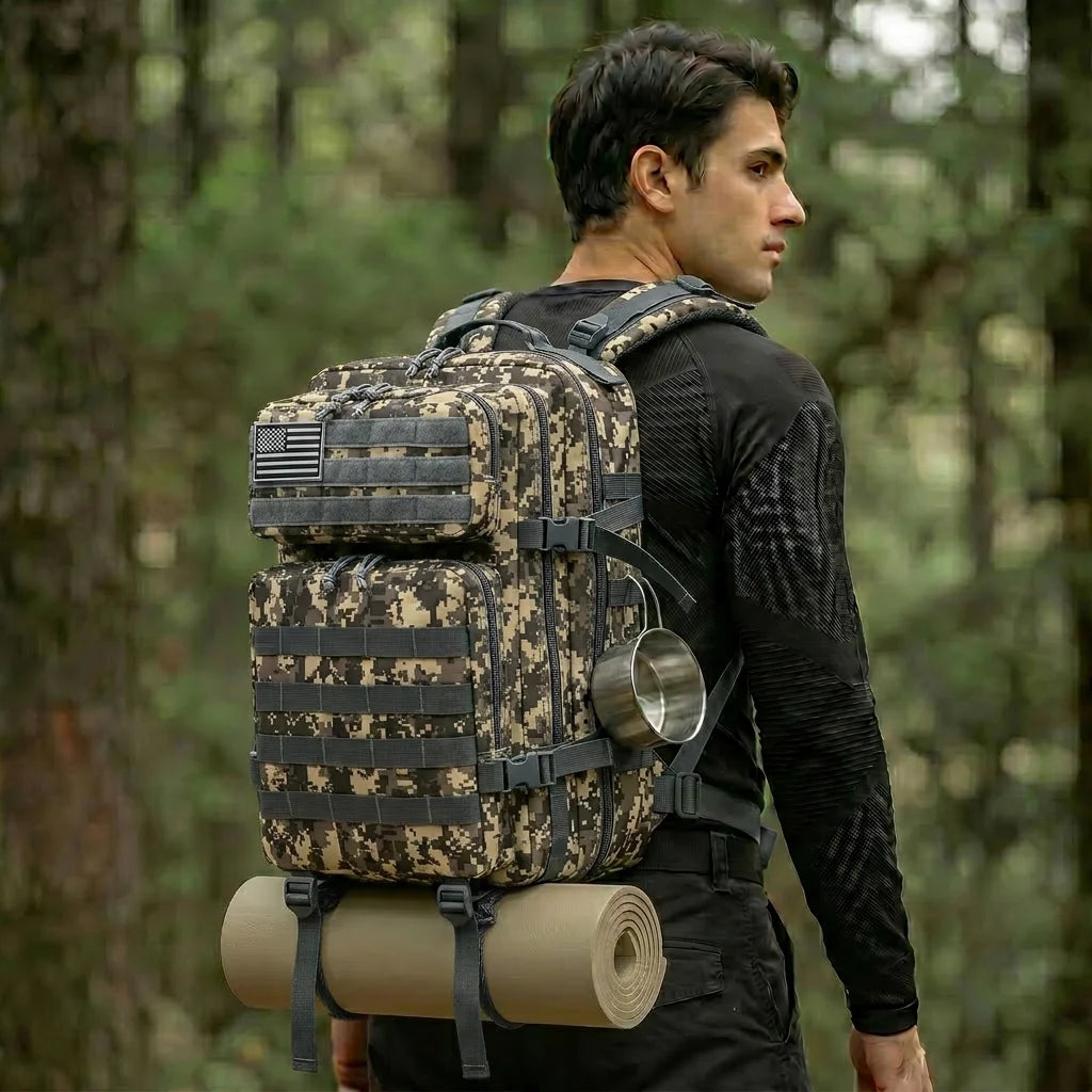45L Tactical Travel Backpack