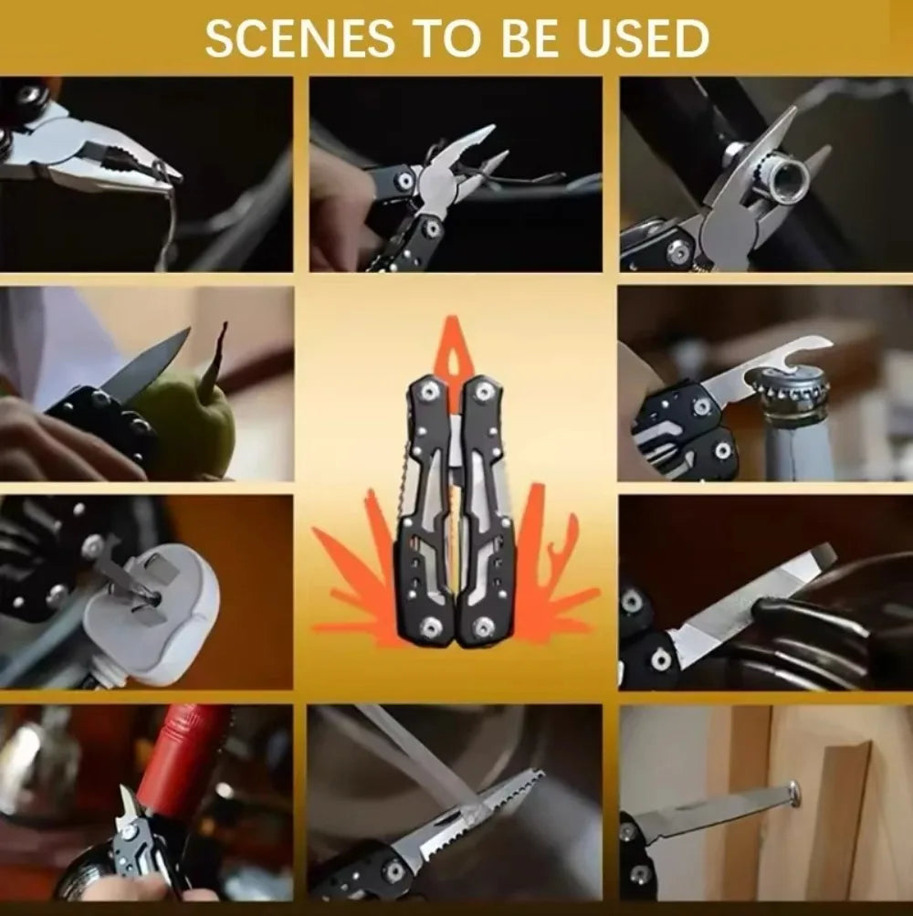 Stainless Steel Folding Multi-Tool