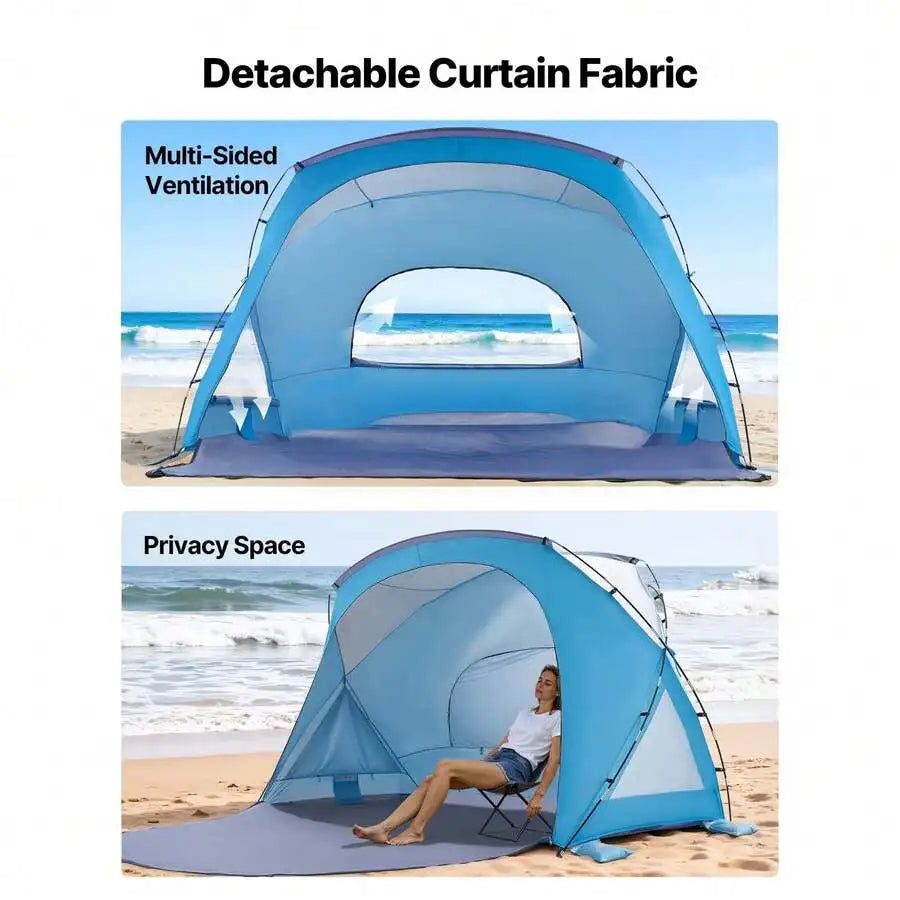 6-Person UPF 50+ Beach Tent