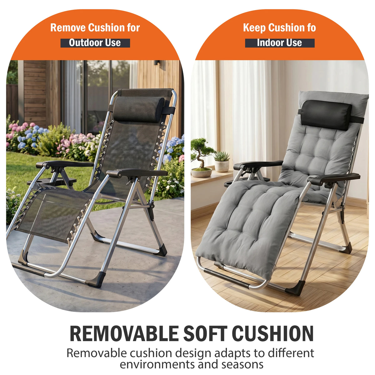 Zero Gravity Camping Recliner Chair