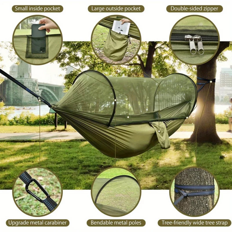 Ultralight Hammock with Mosquito Net