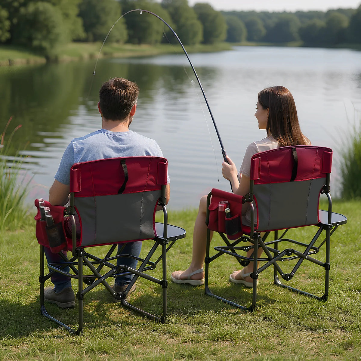 Heavy-Duty Folding Camping Chair